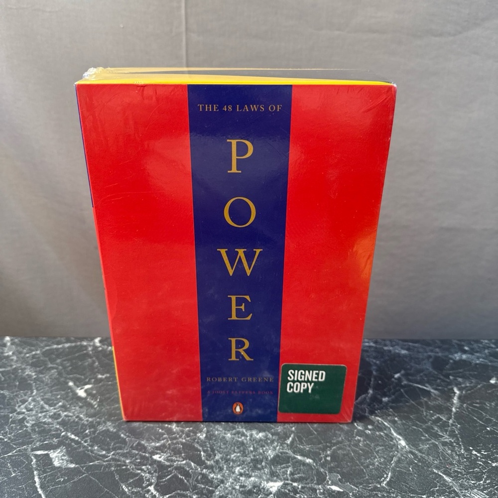 THE 48 LAWS of POWER (Signed) & MASTERY Robert Greene 2 Book Box Set SEALED RARE